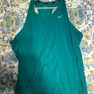 Nike tank top plus size-teal
